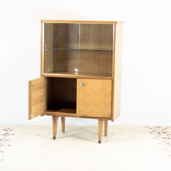 Vintage 50s Vitrine Library or Display Cabinet