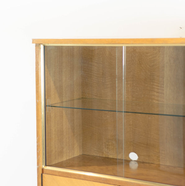 Vintage 50s Vitrine Library or Display Cabinet