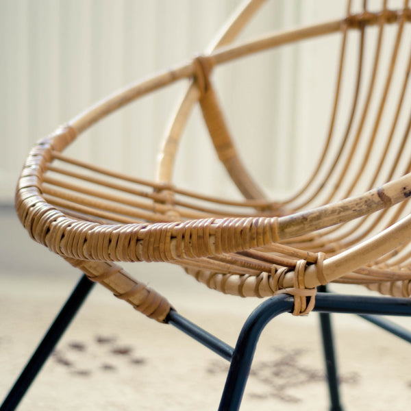 Oddhaus Vintage Furniture Luxembourg Vintage 60s Rattan Shell Chairs