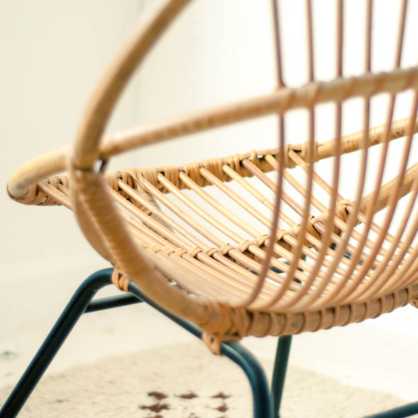 Oddhaus Vintage Furniture Luxembourg Vintage 60s Rattan Shell Chairs