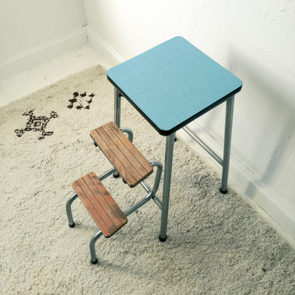 Oddhaus Vintage Furniture Luxembourg 50s Industrial Step Stool