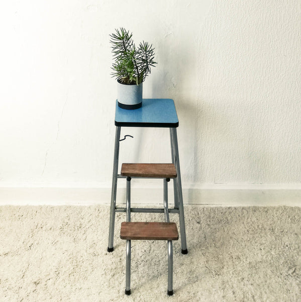 Oddhaus Vintage Furniture Luxembourg 50s Industrial Step Stool