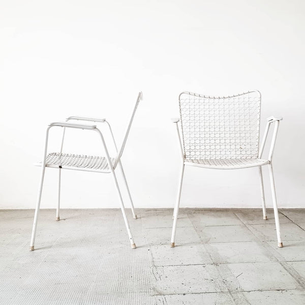 1950's outdoor wire chairs