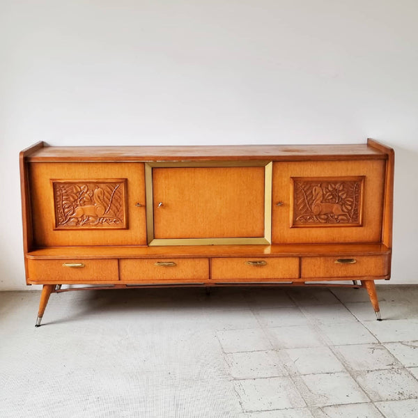 § Sculpted Vintage Animal Sideboard