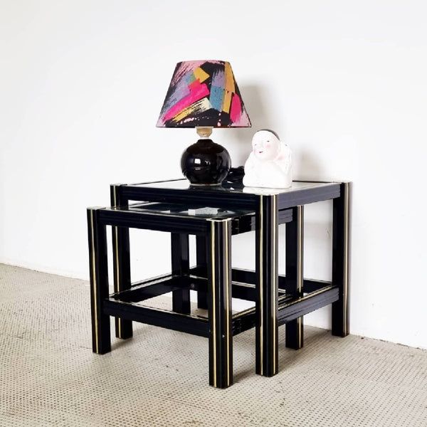 80s Nesting Tables - Set of 2