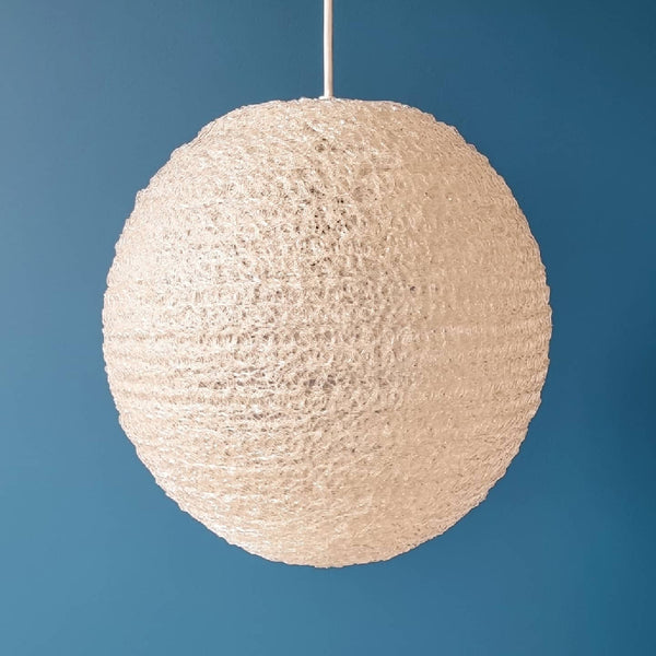Fiberglass Spaghetti Globe Hanging Lamp