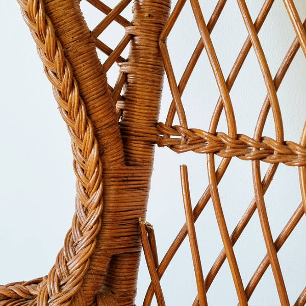 §Vintage Rattan Armchair