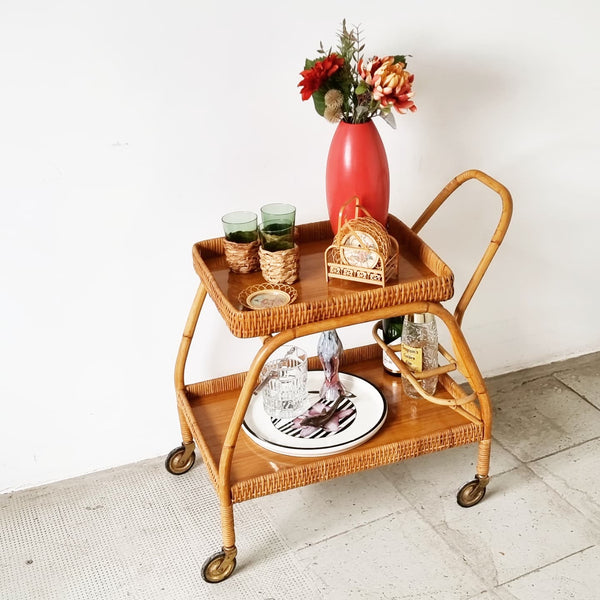 § Cute Bohemian Rattan Bar