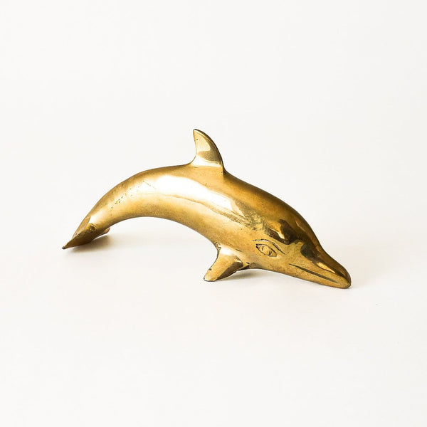 Brass Dolphin Figurine