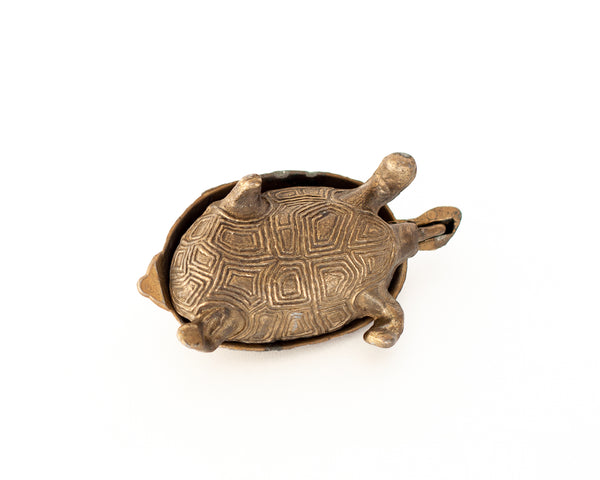 § Brass Turtle Trinket Box
