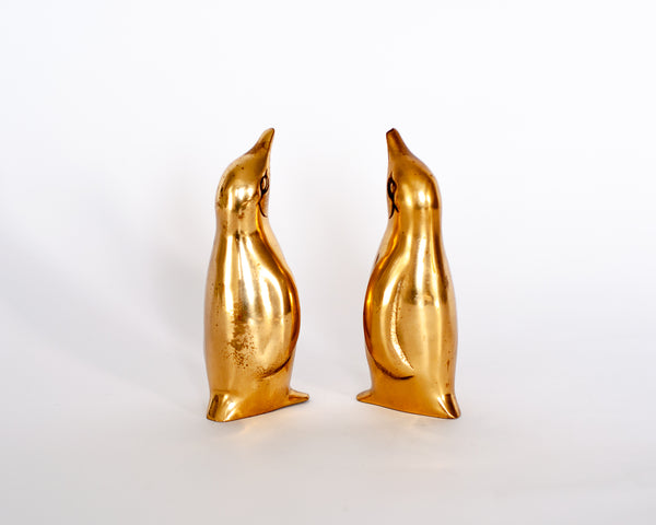 § Pair of Brass Penguin Figurines
