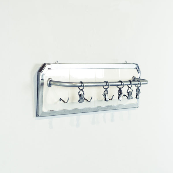 Oddhaus Vintage French Farmhouse Industrial Shabby Chic Towel Rack