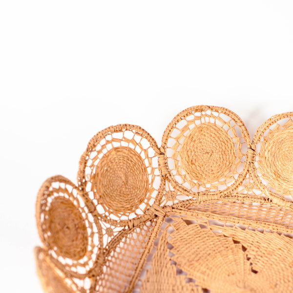 Oddhaus Vintage Luxembourg 70s Retro Bohemian Crochet Basket