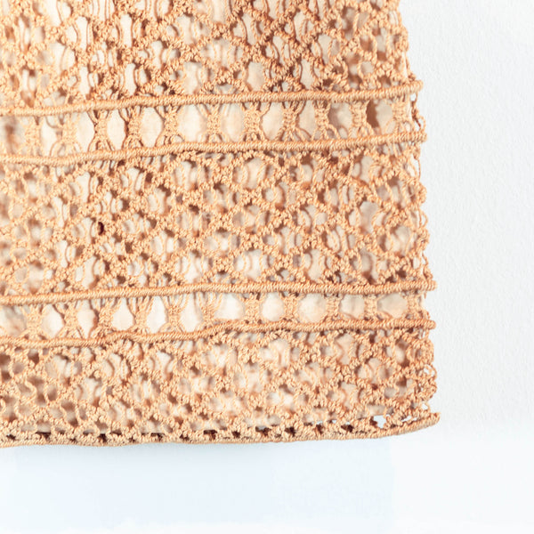 Oddhaus Vintage Luxembourg Bohemian Straw Crochet Market Tote Bag