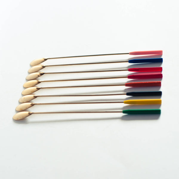 § Rainbow Brass Cocktail Sticks