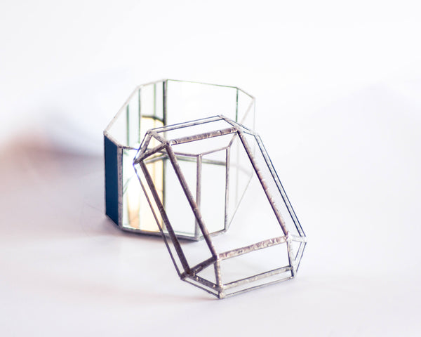 § Geometric Jewelry Box / Succulent Terrarium