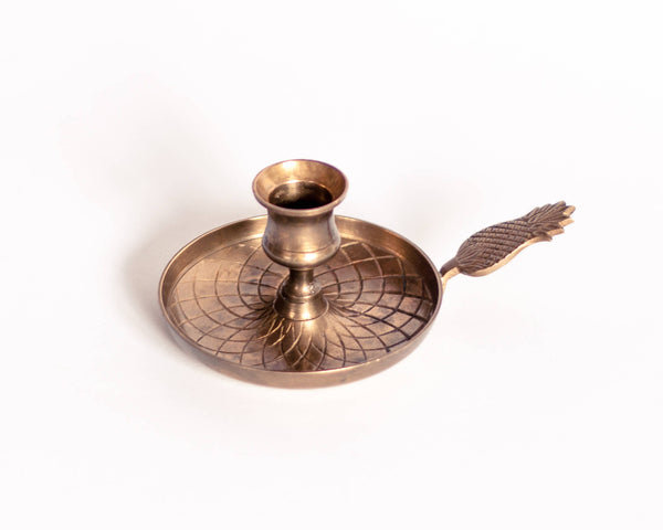 § Brass Pineapple Candleholder