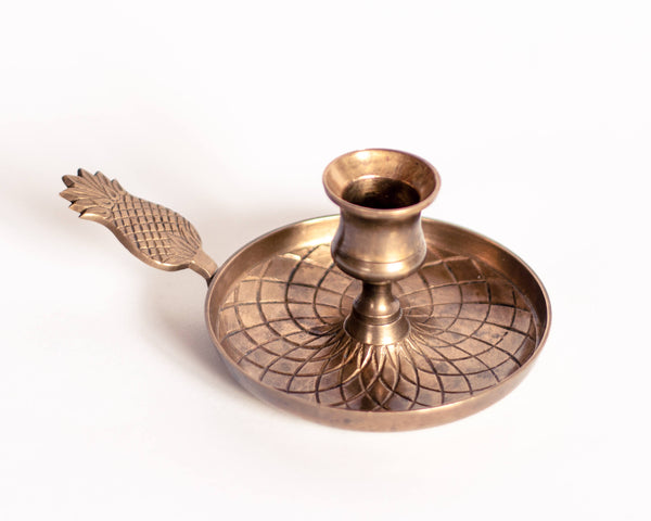 § Brass Pineapple Candleholder