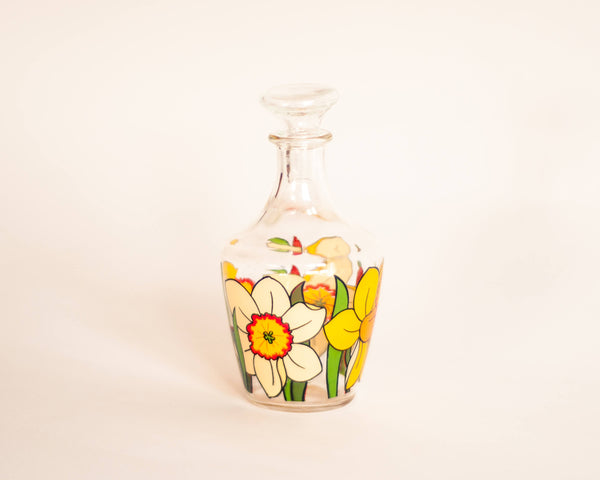 § Floral Decanter Set