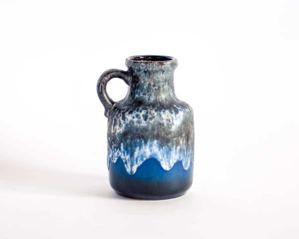 § Scheurich Fat Lava Vase 414 16 West Germany