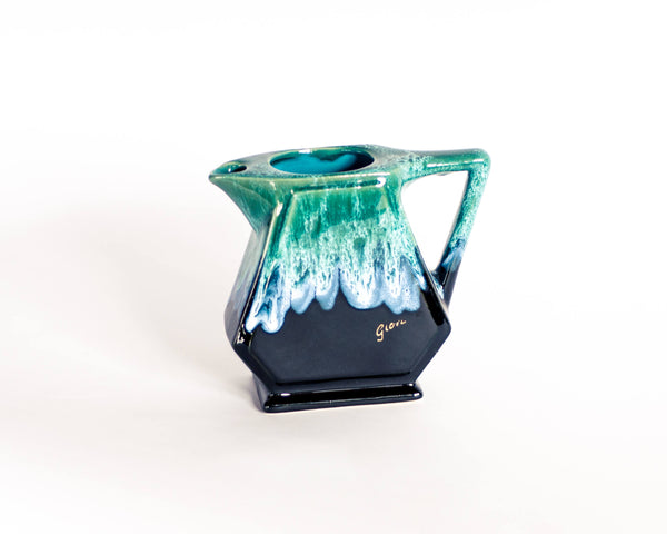 § Gien Fat Lava Vase
