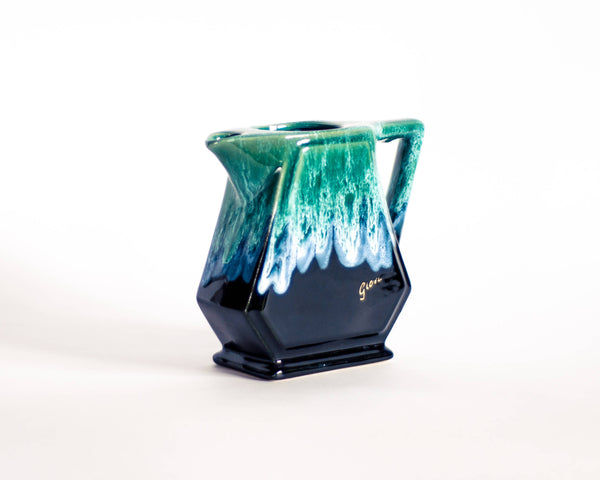 § Gien Fat Lava Vase