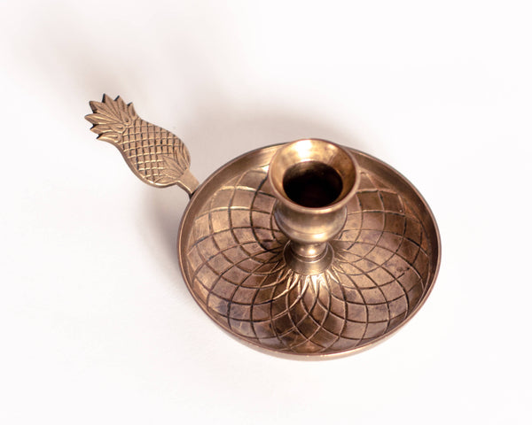 § Brass Pineapple Candleholder