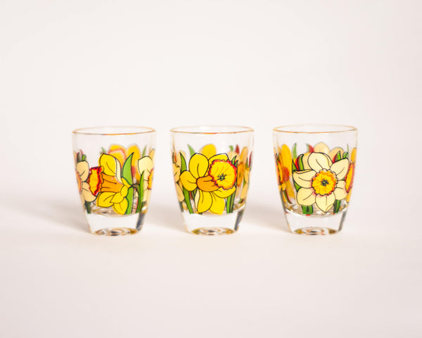 § Floral Decanter Set