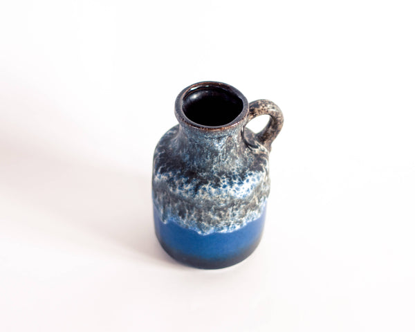 § Scheurich Fat Lava Vase 414 16 West Germany