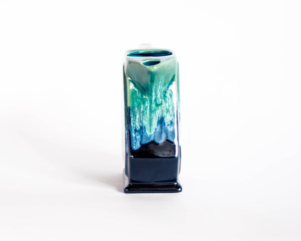 § Gien Fat Lava Vase