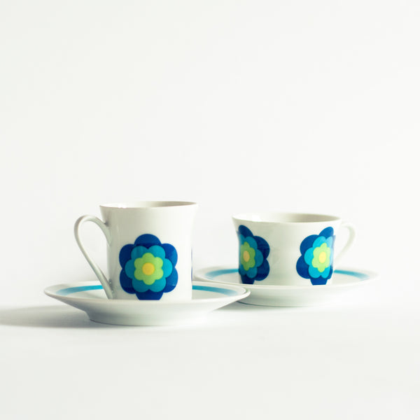 Oddhaus Vintage Decoration Luxembourg - vintage pop Scherzer Bavaria porcelain cups